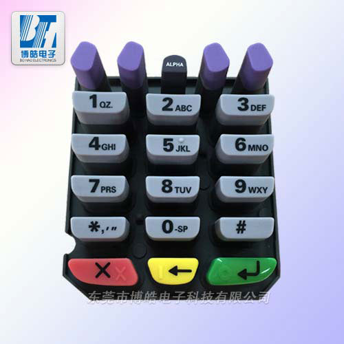 刷卡機(jī)滴膠硅膠按鍵