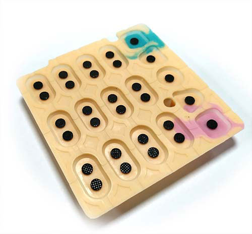 導電黑粒硅膠按鍵