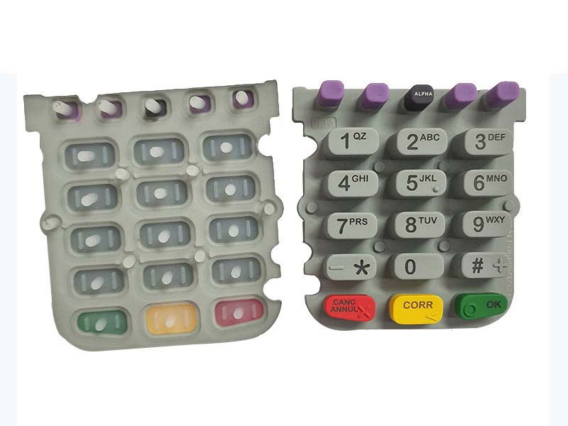 VX520pos機(jī)硅膠按鍵