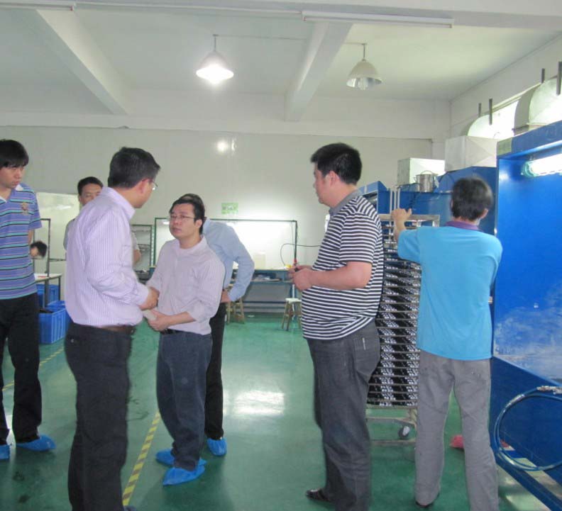 華為公司來(lái)東莞博皓電子硅膠制品廠(chǎng)