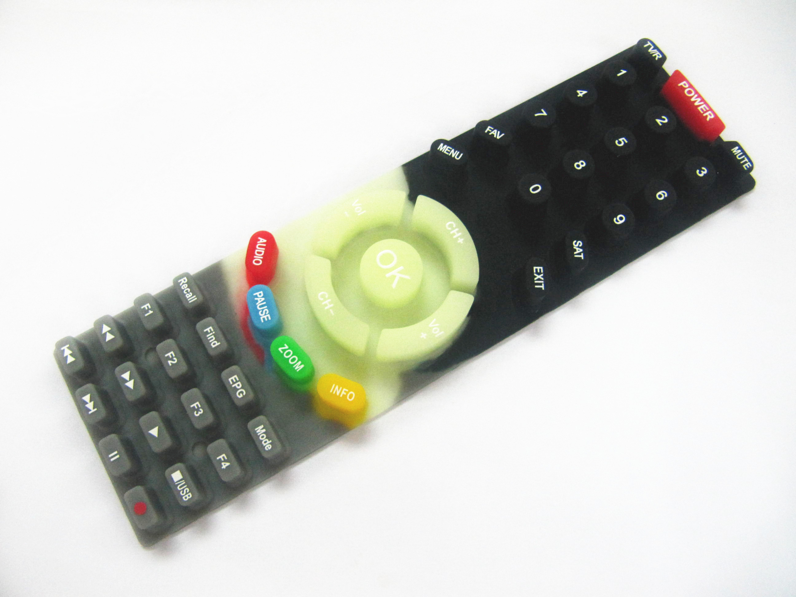 熒光導(dǎo)電硅膠按鍵