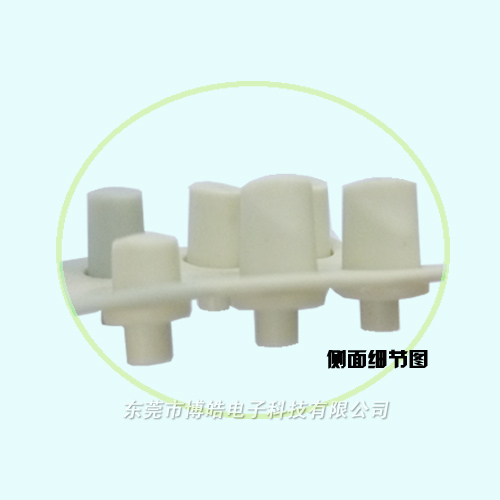 機械控制面板硅膠按鍵側面細節(jié)圖