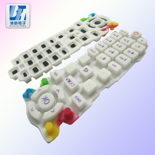 乳白色硅膠遙控器按鍵 彈性好 無(wú)死角不易撕裂