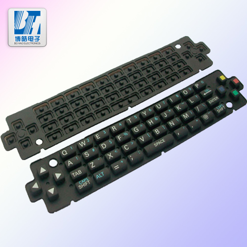 博皓黑色詞典硅膠鍵盤 47鍵表面噴油