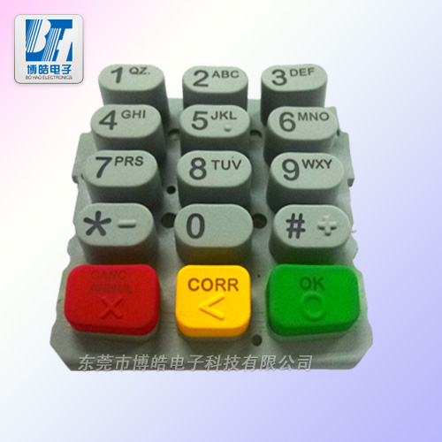 提供帶鍋?zhàn)衅陌存I金融密碼器按鍵定制